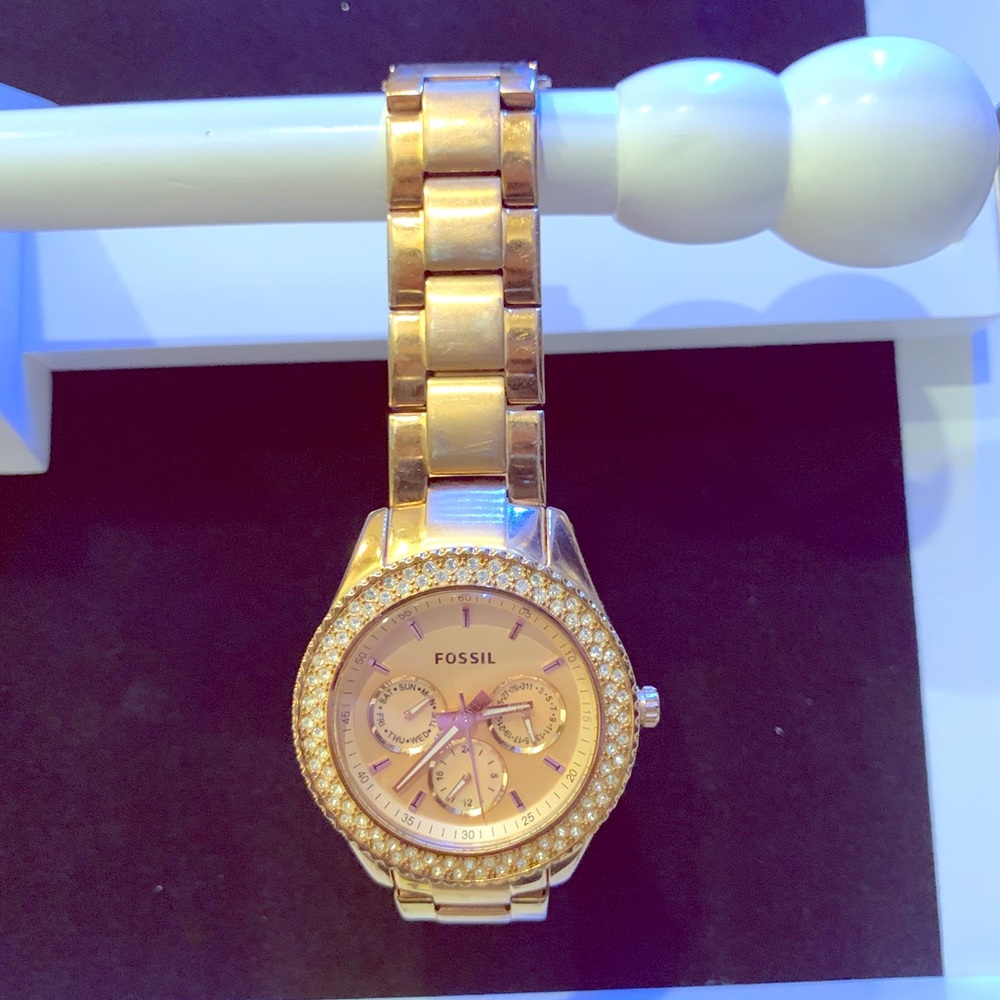 Fossil Stella Rose Gold Watch